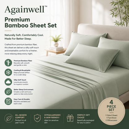 Againwell™ Premium Bamboo Sheet Set
