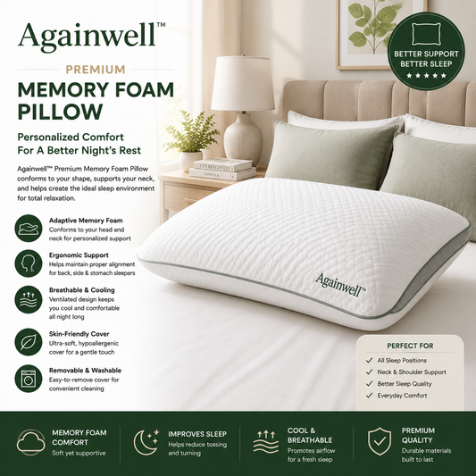 Againwell™ Premium Memory Foam Pillow