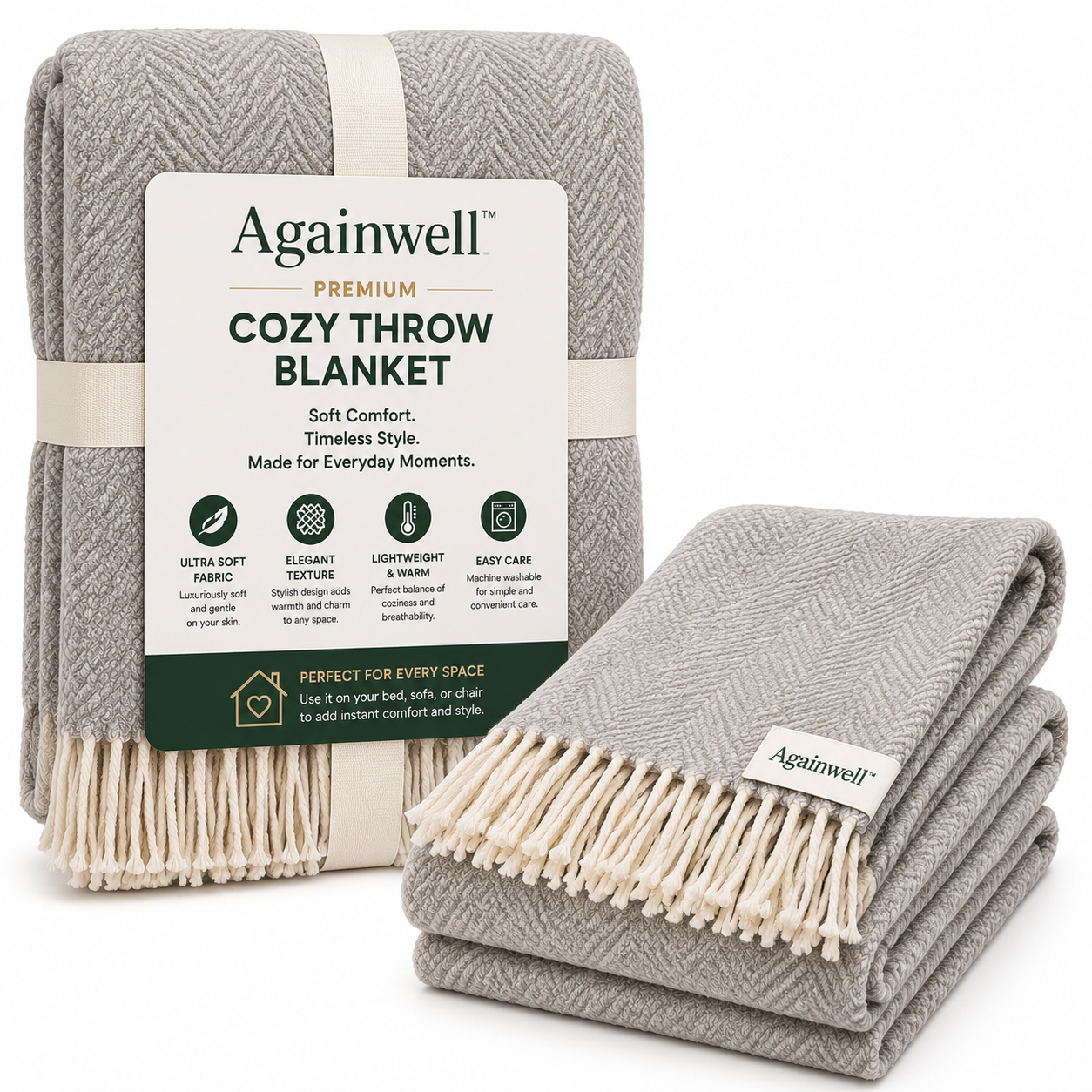 Againwell™ Premium Cozy Throw Blanket