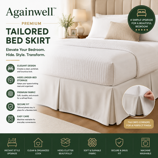 Againwell™ Premium Tailored Bed Skirt