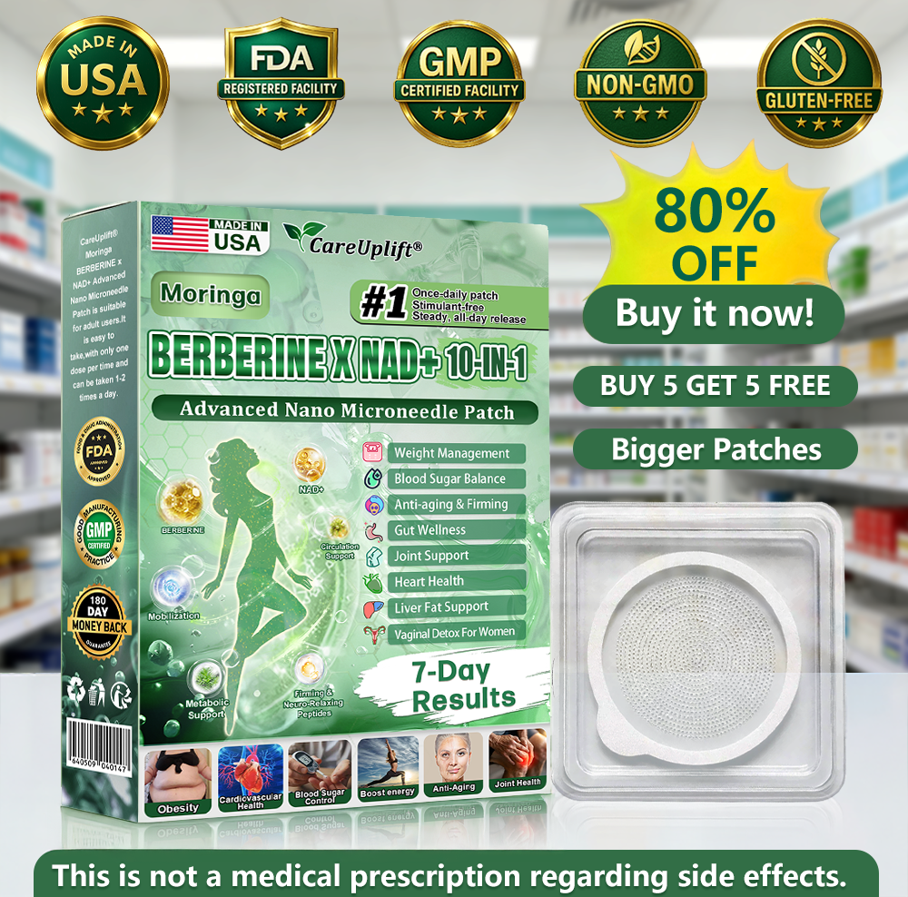 𝐎𝐟𝐟𝐢𝐜𝐢𝐚𝐥 𝐔𝐒 𝐒𝐭𝐨𝐫𝐞 🇺🇸 | 🧑‍⚕️🩺 𝐂𝐚𝐫𝐞𝐔𝐩𝐥𝐢𝐟𝐭® Moringa · Berberine × NAD+ 𝟏𝟎-𝐢𝐧-𝟏 𝐀𝐝𝐯𝐚𝐧𝐜𝐞𝐝 𝐍𝐚𝐧𝐨 𝐌𝐢𝐜𝐫𝐨𝐧𝐞𝐞𝐝𝐥𝐞 𝐏𝐚𝐭𝐜𝐡 — 𝐎𝐧𝐜𝐞 𝐃𝐚𝐢𝐥𝐲, 𝐕𝐢𝐬𝐢𝐛𝐥𝐞 𝐑𝐞𝐬𝐮𝐥𝐭𝐬 𝐢𝐧 𝟕 𝐃𝐚𝐲𝐬