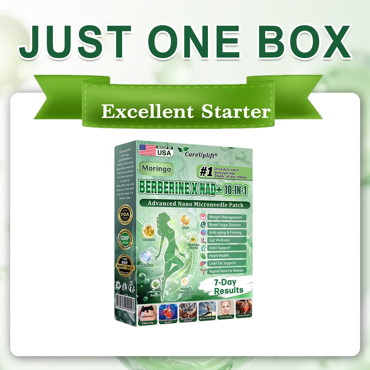 𝐎𝐟𝐟𝐢𝐜𝐢𝐚𝐥 𝐔𝐒 𝐒𝐭𝐨𝐫𝐞 🇺🇸 | 🧑‍⚕️🩺 𝐂𝐚𝐫𝐞𝐔𝐩𝐥𝐢𝐟𝐭® Moringa · Berberine × NAD+ 𝟏𝟎-𝐢𝐧-𝟏 𝐀𝐝𝐯𝐚𝐧𝐜𝐞𝐝 𝐍𝐚𝐧𝐨 𝐌𝐢𝐜𝐫𝐨𝐧𝐞𝐞𝐝𝐥𝐞 𝐏𝐚𝐭𝐜𝐡 — 𝐎𝐧𝐜𝐞 𝐃𝐚𝐢𝐥𝐲, 𝐕𝐢𝐬𝐢𝐛𝐥𝐞 𝐑𝐞𝐬𝐮𝐥𝐭𝐬 𝐢𝐧 𝟕 𝐃𝐚𝐲𝐬